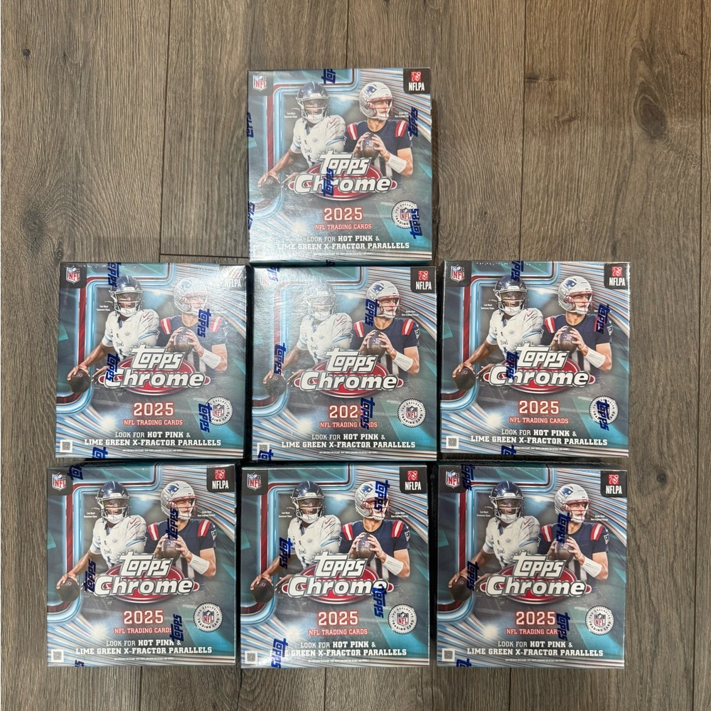 Topps Chrome NFL Football 2025 Mega Box